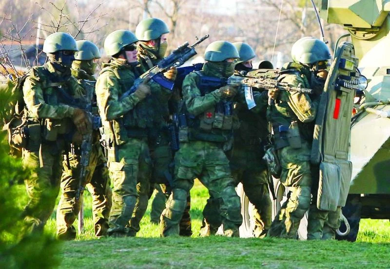 Pro-Russian forces storm Ukrainian air force base