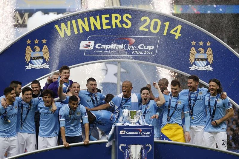 Toure, Nasri blasts bring City League Cup joy