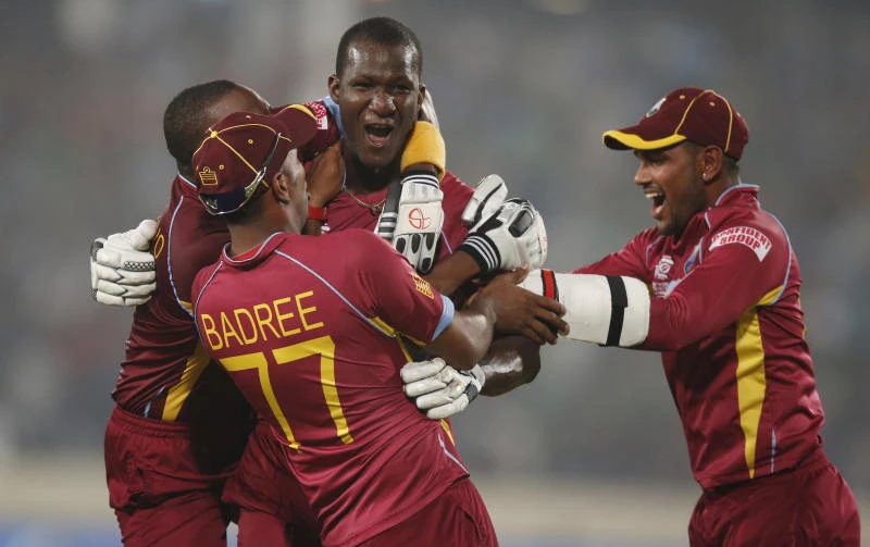 Fired-up Sammy leads Windies to emotional win over Australia