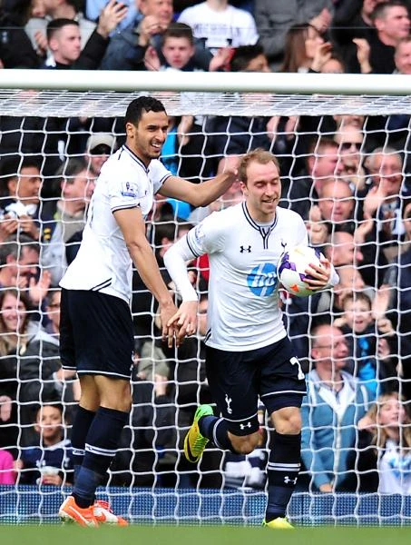 Eriksen double sparks Spurs revival against Saints