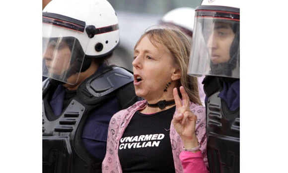 US female activist: Egypt police broke my arm