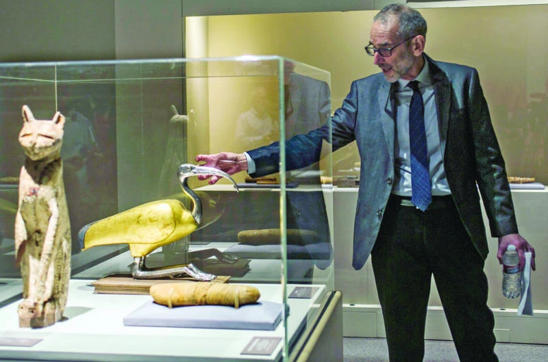 Egypt’s animal mummies on display at US museum