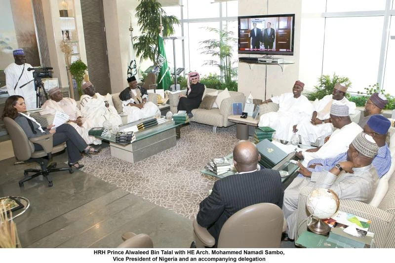 Prince Alwaleed and Nigerian leader discuss investments