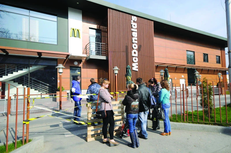 McDonald’s quits Crimea as fears of trade clash grow