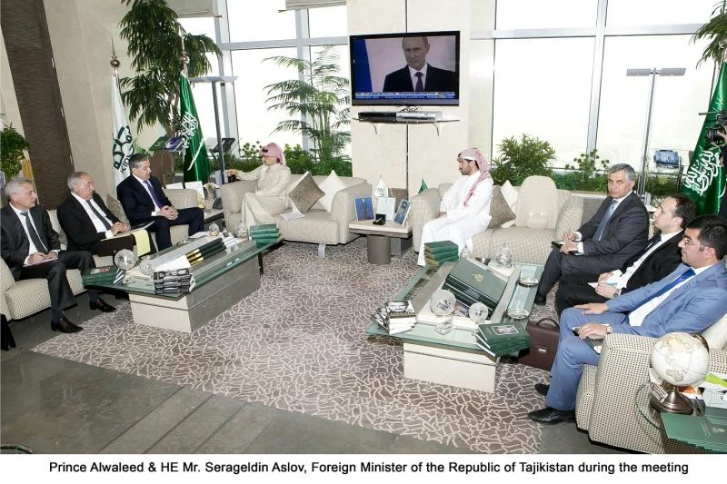 Alwaleed explores investment opportunities in Tajikistan