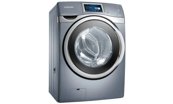 Smartphone controls Samsung washing machine