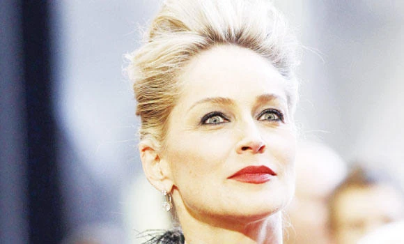 Sharon Stone kept overnight in hospital