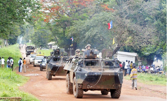 Fighting erupts in CAR town