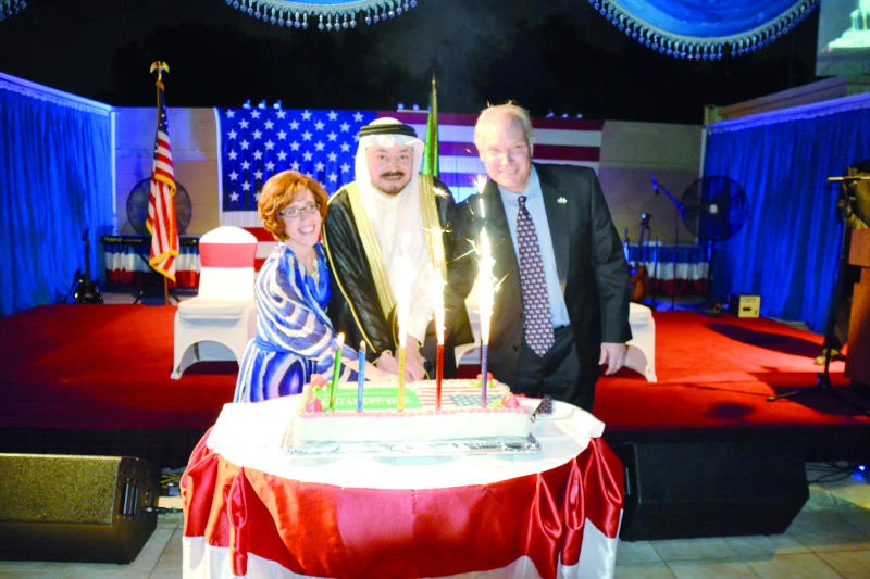 Americans share joy of freedom with Saudis