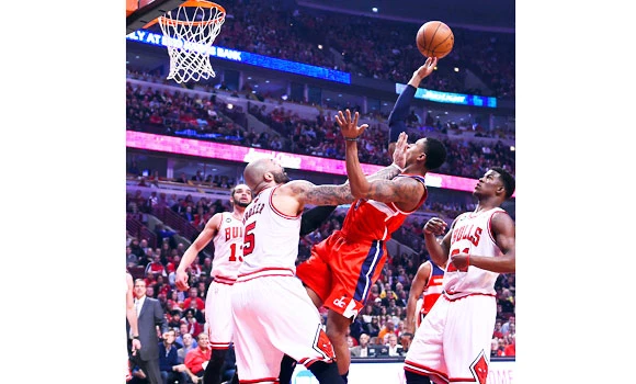 Wizards 2-0 vs. Bulls; Pacers, Raptors equalize