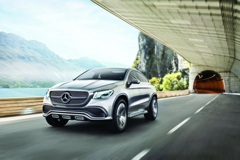Mercedes-Benz displays a new Concept Coupe SUV