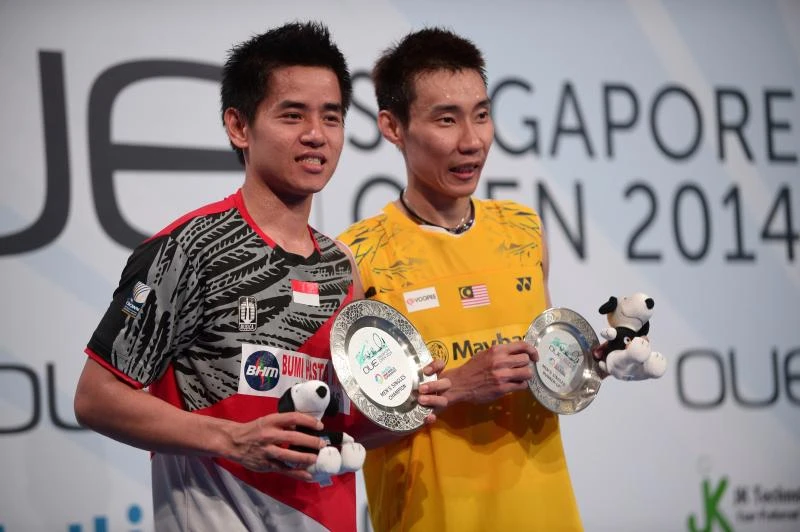 Santoso shocks Lee to claim Singapore Open