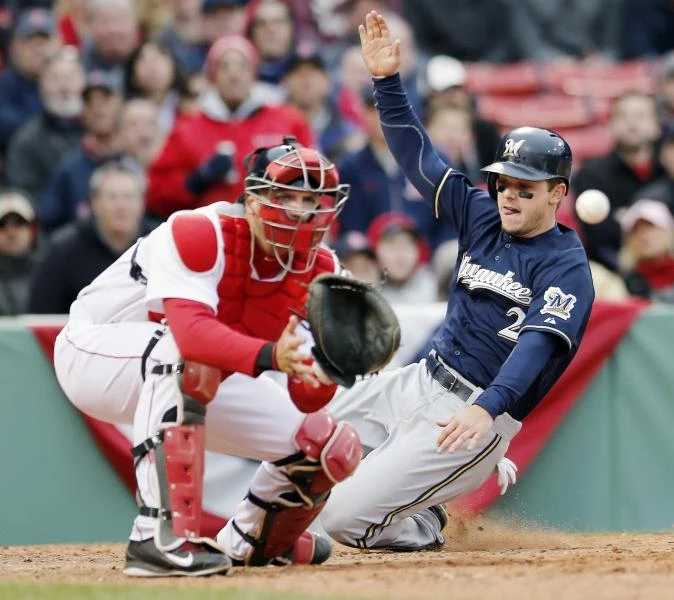 Overbay gets back at Red Sox, sparks Brewers to 6-2 victory