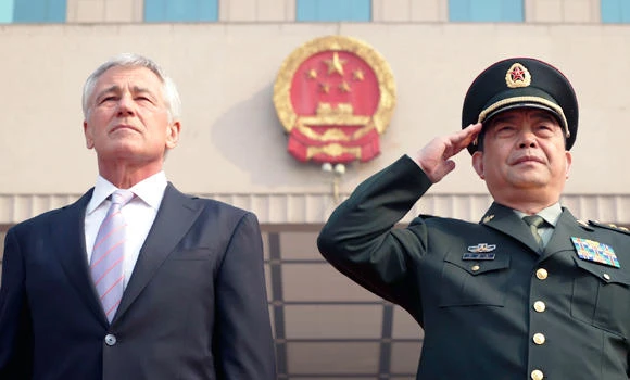 Hagel, Chang air differences over disputed islands