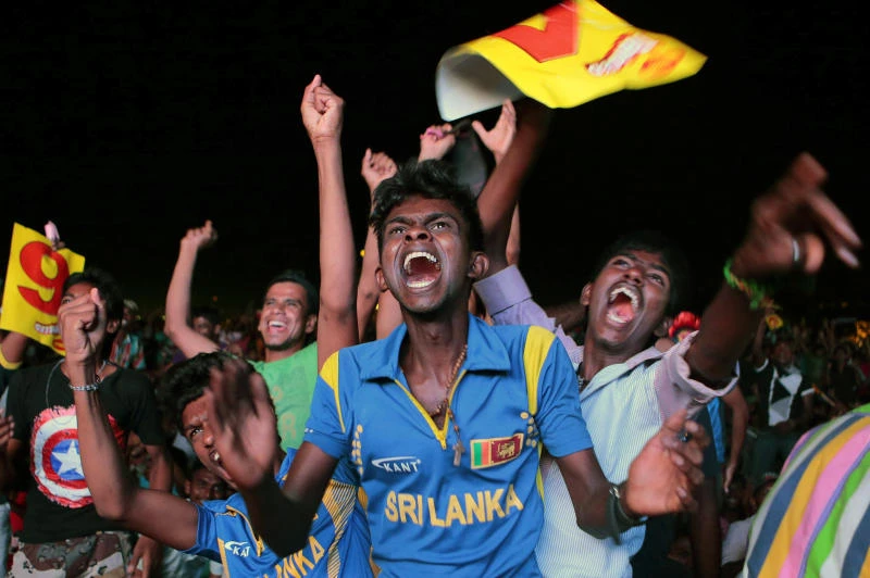 Party time in Sri Lanka after cricket triumph over India