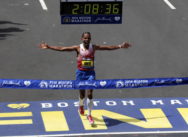 Meb Keflezighi wins Boston Marathon