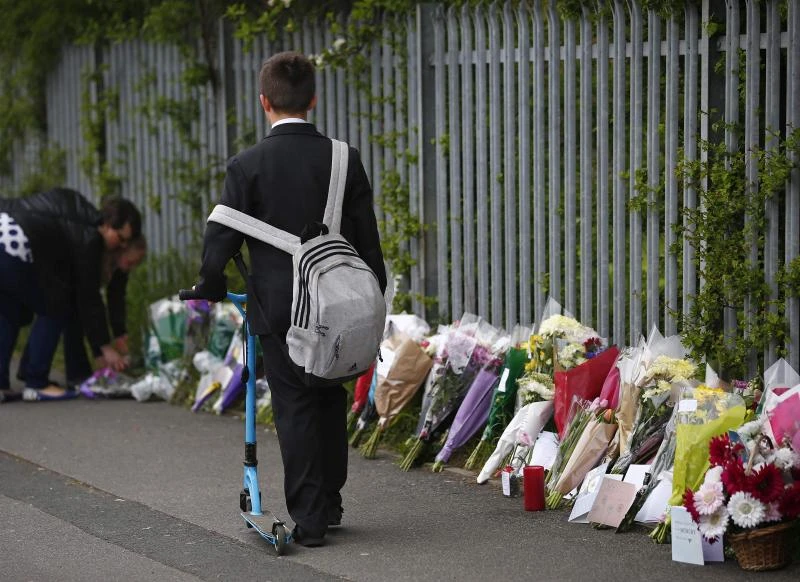 Teacher stabbed to death at UK school; pupil,15, held