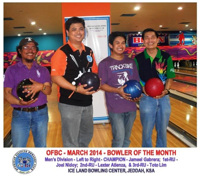 Gabrera, Victorino champs for March in OFBC monthly tourney