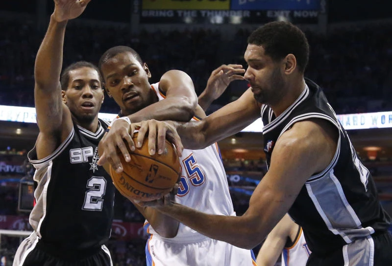 Thunder halts streaking Spurs