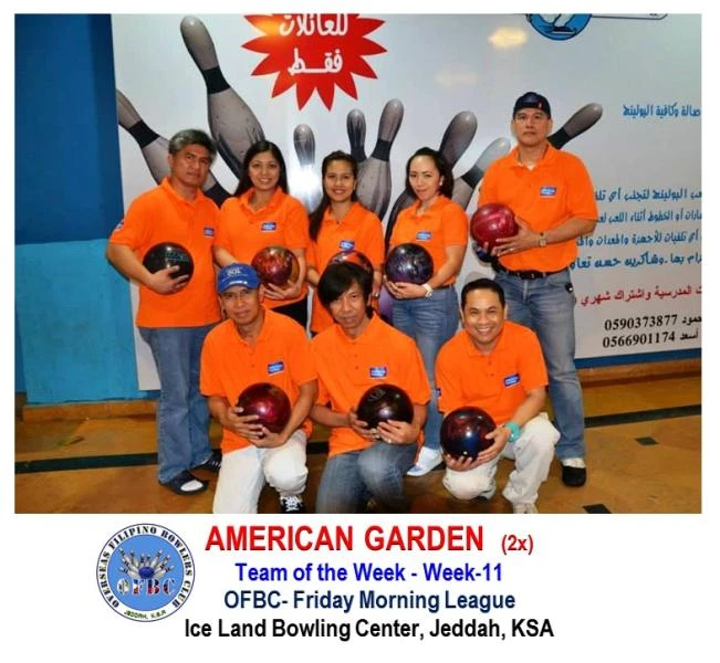 American Garden repeats as Team of the Week in OFBC Friday Morning League