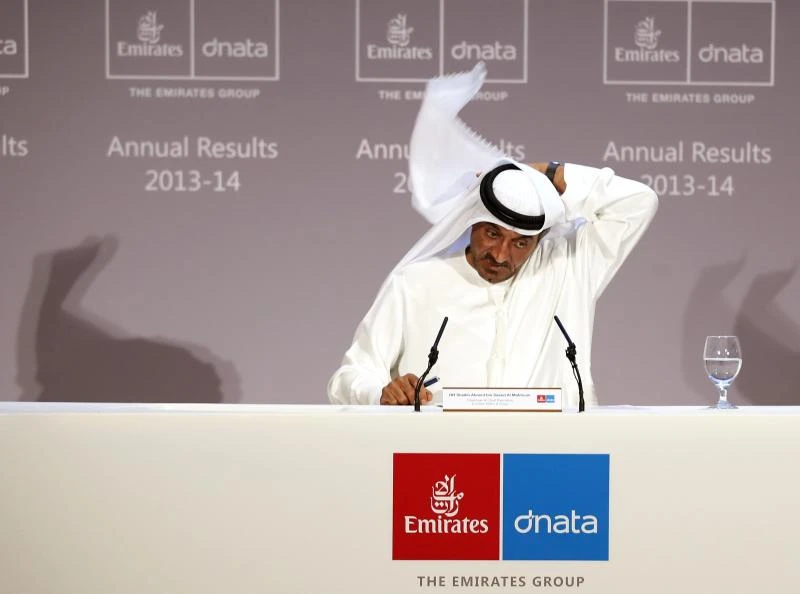 Emirates airlines profit up 43% in 2013 to $887 mn