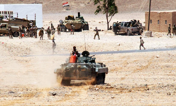 Five militants die in Yemen govt offensive
