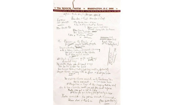 Dylan manuscript to be auctioned