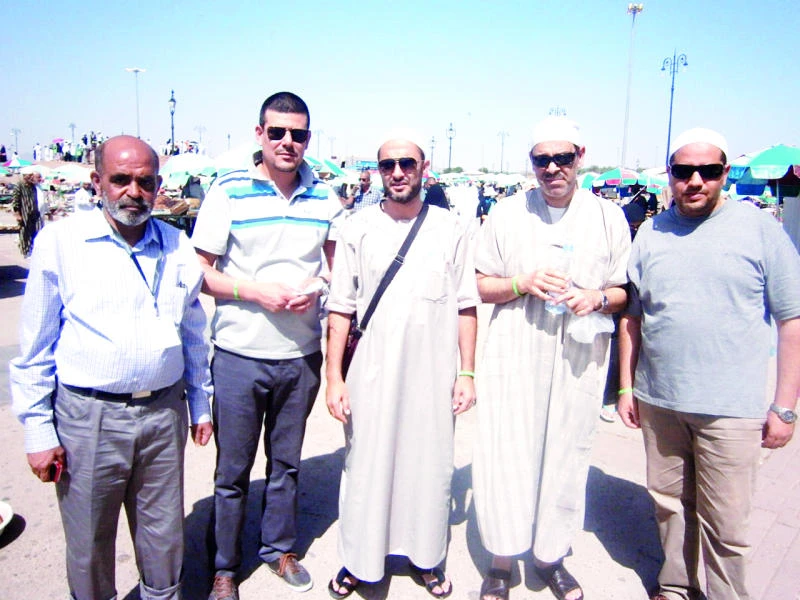 ‘We are happy to be in the land of the Two Holy Mosques’