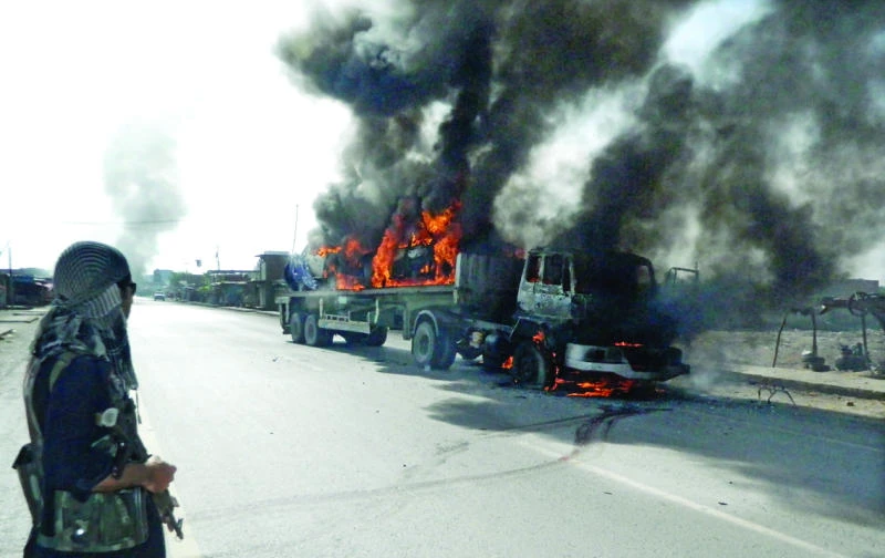 Two dead as gunmen attack NATO trucks near Peshawar