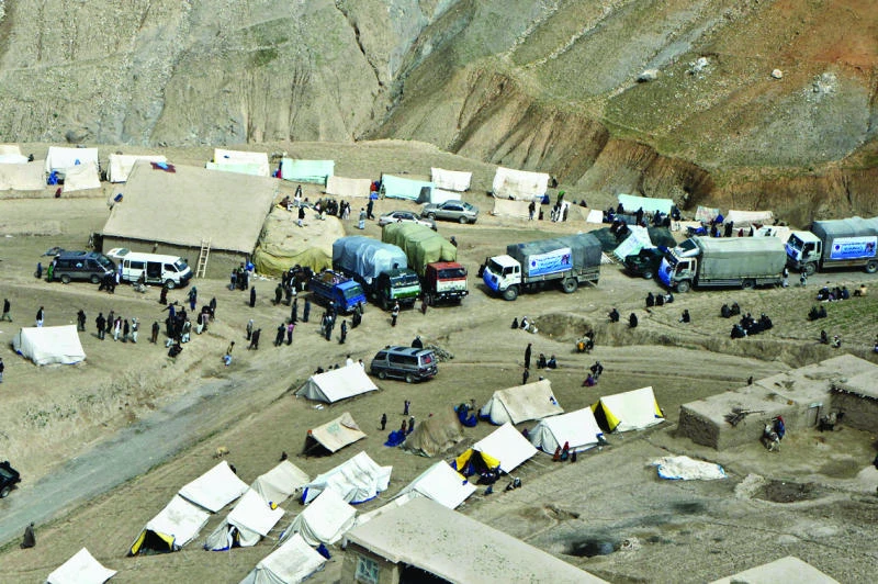 Afghan authorities seek new homes for landslide refugees