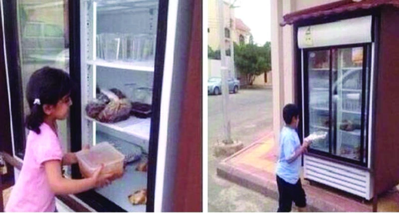 ‘Street fridge’ takes charity to new level