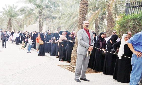 Heavy voter turnout at Egyptian missions