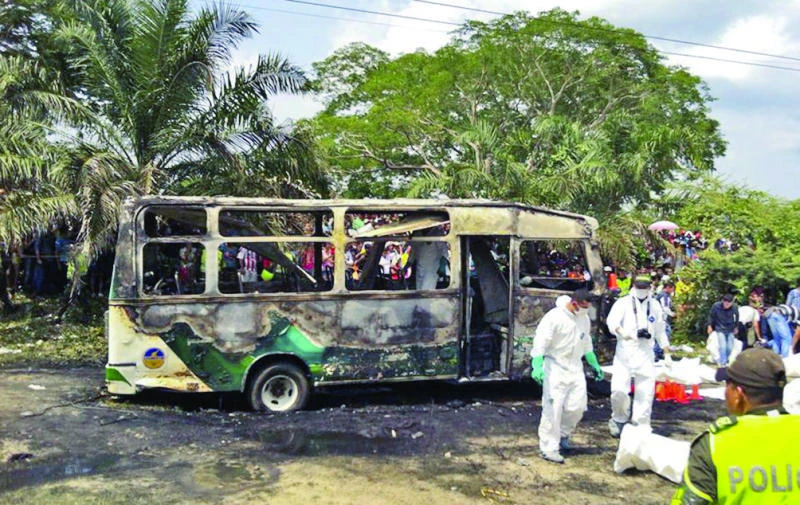 Colombia mourns 32 children killed in fiery bus explosion