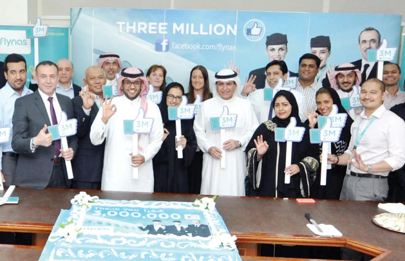 flynas Facebook fans cross 3 million mark