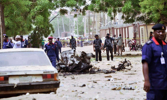 Blasts hit central Nigerian city