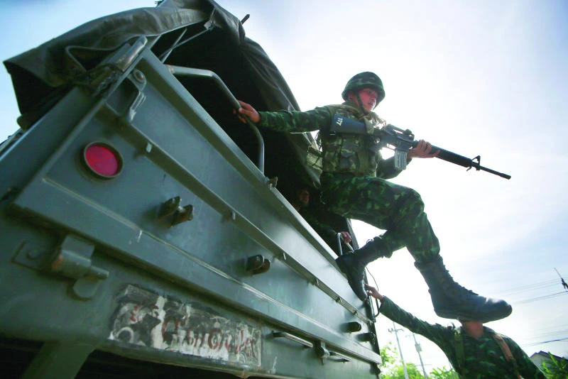 Thai military declares martial law after deadly protests