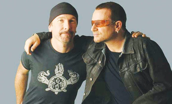 Bono and Edge join Fender board