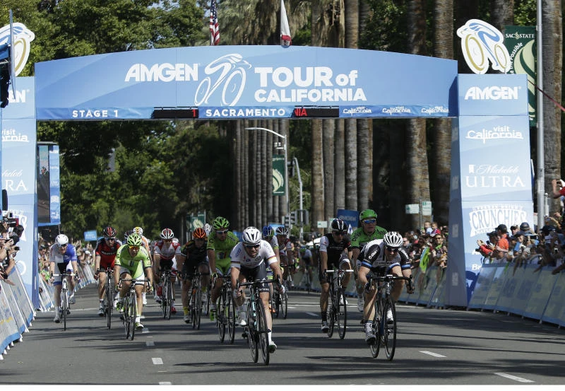 Cavendish tops 1st stage of Tour of California