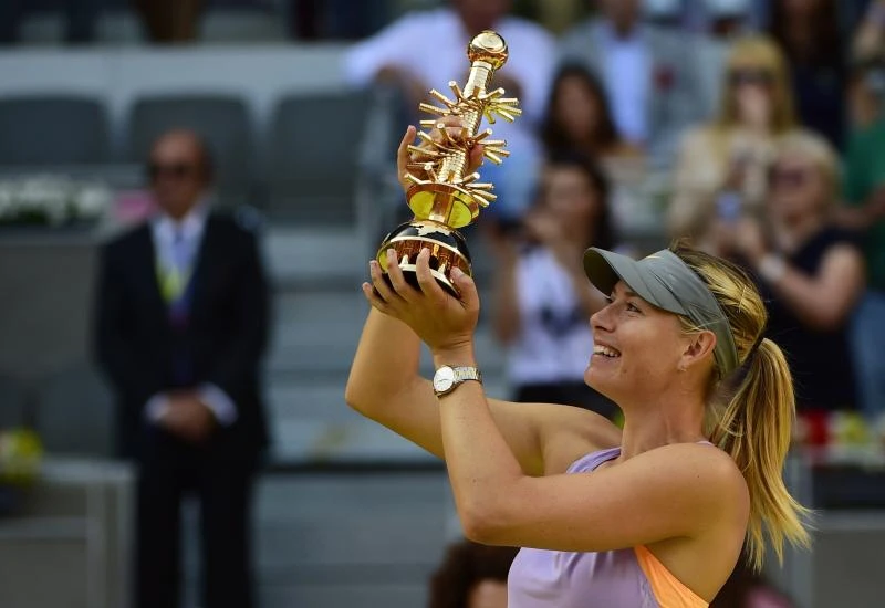 Sharapova clinches Madrid Open crown