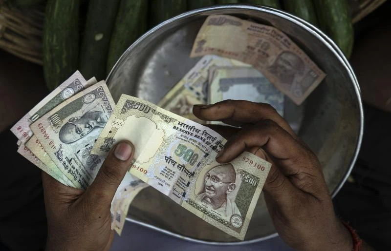 Indian rupee retreated from 11-month high