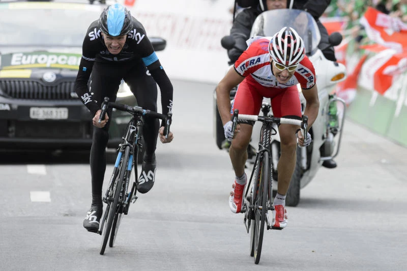 Spilak beats Froome to stage and yellow in Romandie