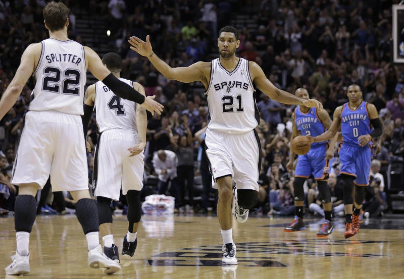 Spurs rout Thunder to take 3-2 lead in West finals