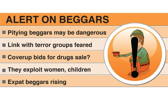 Streetlight beggars may bear ‘mafia’ links