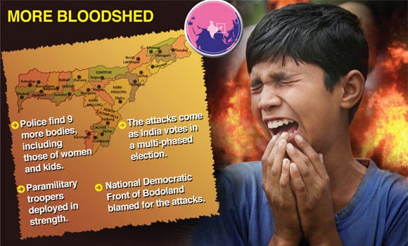 Army deployed in Assam after 32 Muslims killed