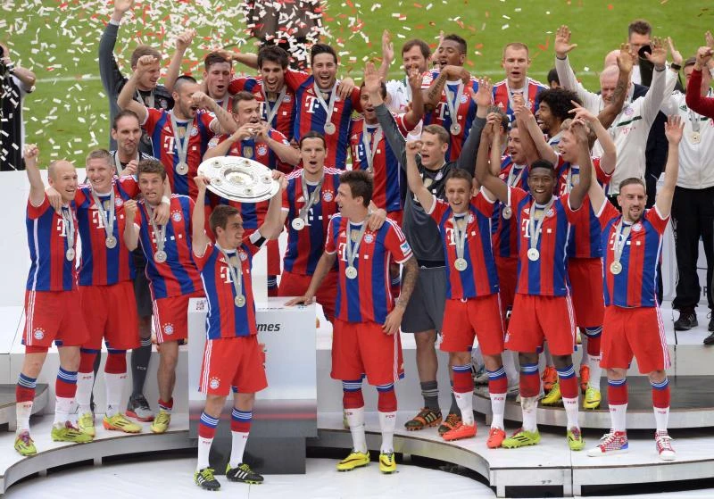 Bayern celebrates Bundesliga title with closing win
