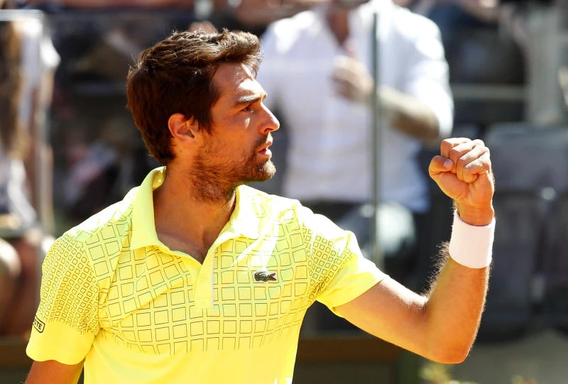 New dad Federer blown off court by Chardy