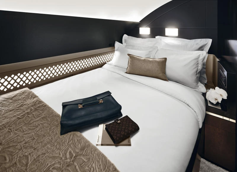 Airline offers bed and bath suites