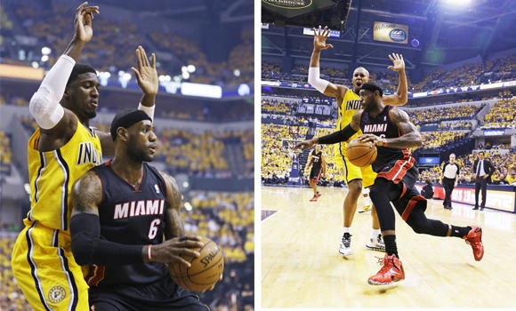 Heat get even with Pacers in tough Game 2