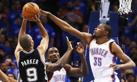 Thunder strikes back to narrow Spurs deficit