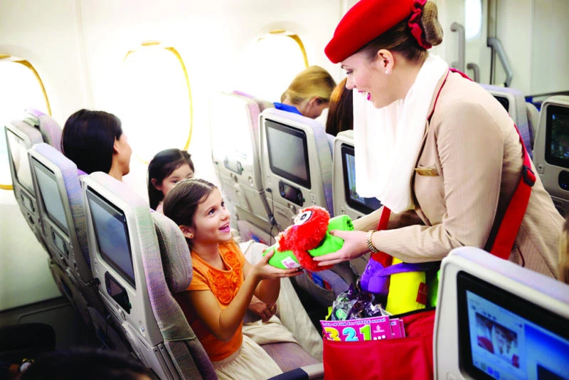 Emirates carries over 2m children demonstrating family-friendly commitment